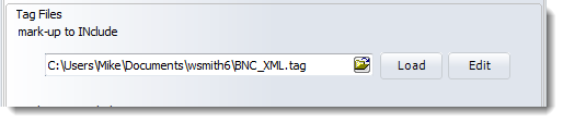 BNC tag file