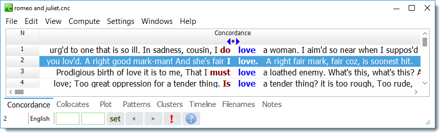 flat UI Light concordance