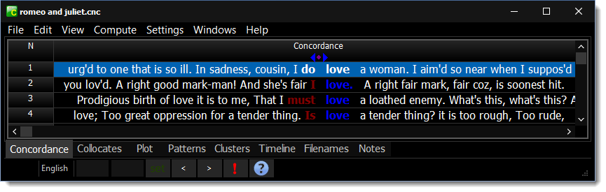 Windows 10 Dark concordance