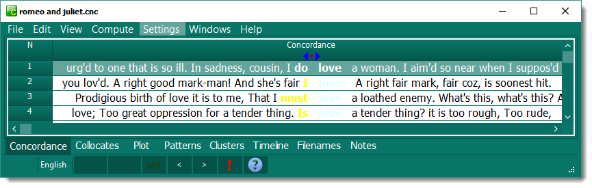 Windows 10 Green concordance