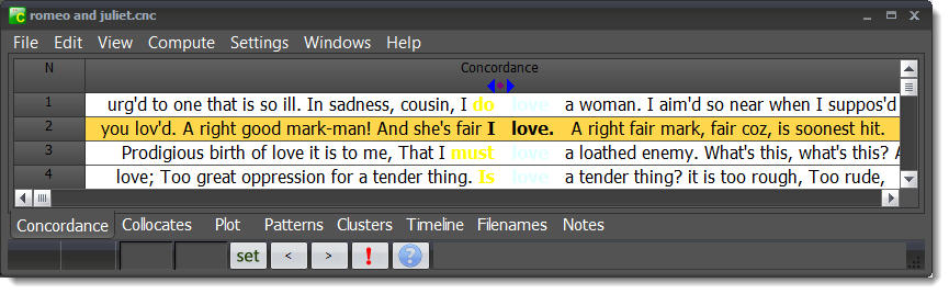 Obsidian concordance