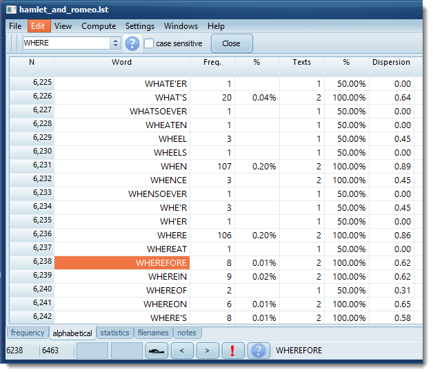 wherefore_in_wordlist