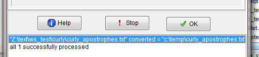 text converter after converting