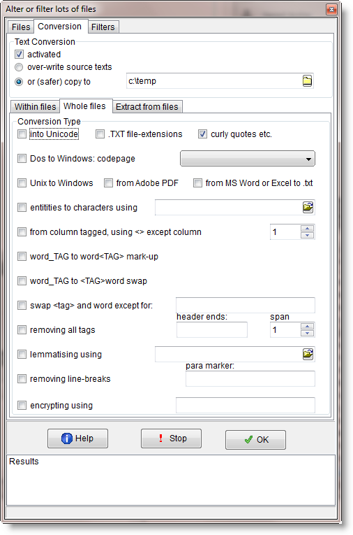 text converter tab 2 before