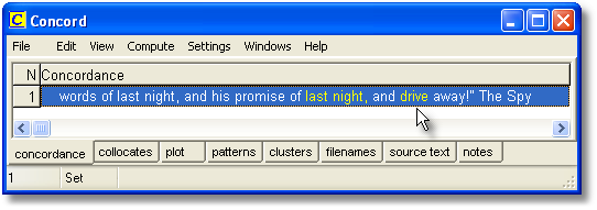 last_night_concordance