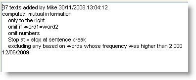 notes