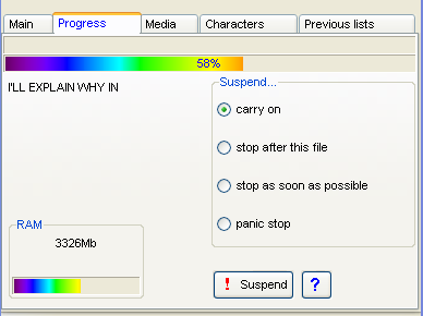 suspending
